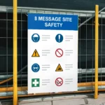 8 Message Site Safety Board
