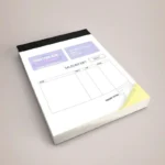 NCR Invoice Books: A4 3 part NCR book with numbered sets