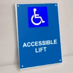 Accessible Lift Sign