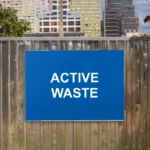 Active Waste Sign