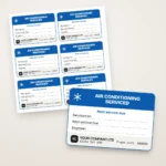 Air Conditioning Service Labels