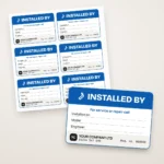 Appliance Installed By Labels