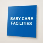 Baby Care Facilities Sign