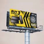 Billboard Posters: Billboard poster on a roadside billboard
