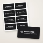 Business & Address Labels: Business & Address Labels printed with a company name and phone number