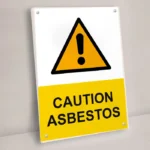 Caution Asbestos Sign