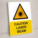 Caution Laser Beam Sign