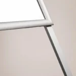 A-Frame Pavement Sign Frame Only: Close up of the A frame sign leg and frame profile