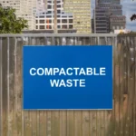 Compactable Waste Sign