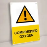 Compressed Oxygen Sign