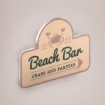 Party Sign Boards: Custom shape printed Foamex sign