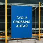 Cycle Crossing Ahead Sign