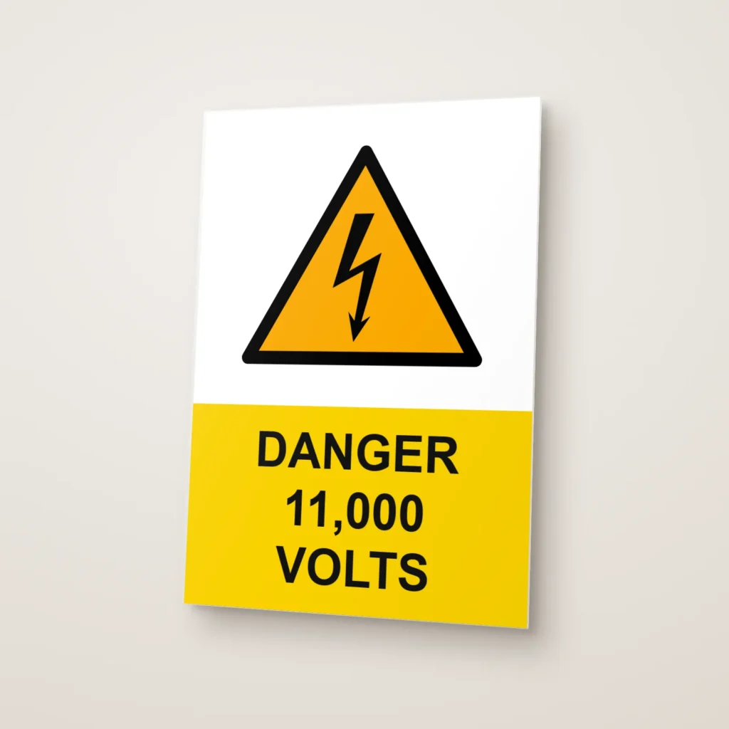 Electrical Safety Signs (electrical safety sign printing)