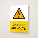 Danger 440 Volts Sign
