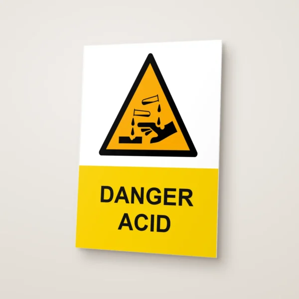 Danger Acid Sign