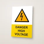 Danger High Voltage Sign