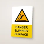 Danger Slippery Surface Sign