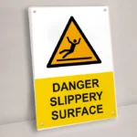 Danger Slippery Surface Sign
