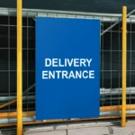 Delivery Entrance Sign