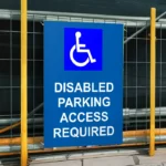 Disabled Parking Access Required Sign