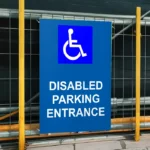 Disabled Parking Entrance Sign