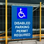 Disabled Parking Permit Required Sign