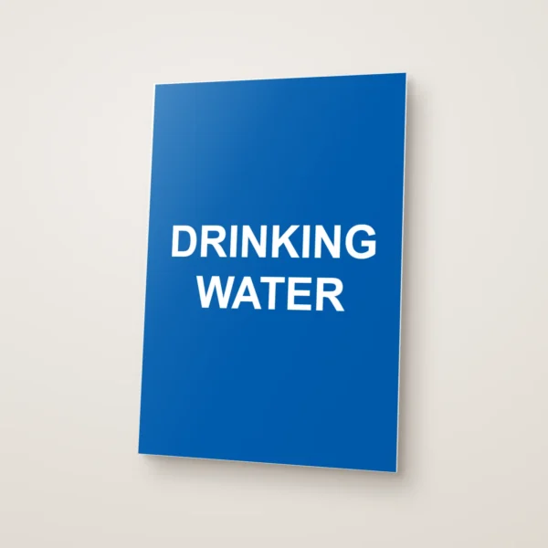 Drinking Water Sign