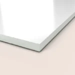Foam Board Signs: Edge of a 5mm foam board