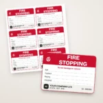 Fire Stopping Labels