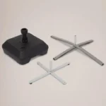 Crest Flag 4m: Flag bases: water base and cross bases