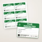 Flue Inspected Labels