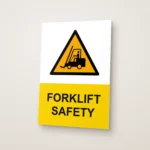 Forklift Safety Sign