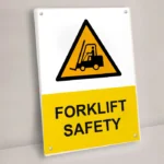 Forklift Safety Sign