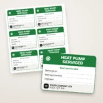 Heat Pump Service Labels