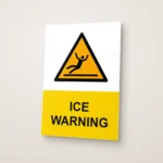 Ice Warning Sign