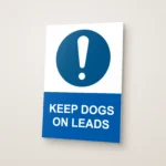 Keep Dogs on Leads Sign