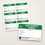 Landlord Gas Safety Check Labels