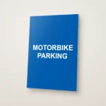 Motorbike Parking Sign