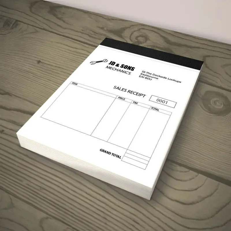 Invoice Books & Pads (printed invoice books)