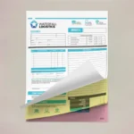 NCR Pads: Printed NCR pad with white, yellow and pink copies