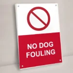 No Dog Fouling Sign