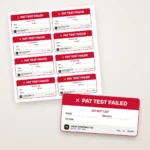 PAT Test Fail Labels
