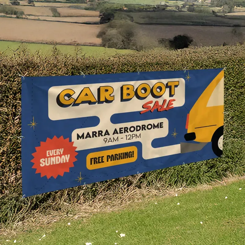 6ft × 3ft PVC Banner printed example