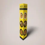 Cardboard Totem Displays: Printed cardboard totem display stand