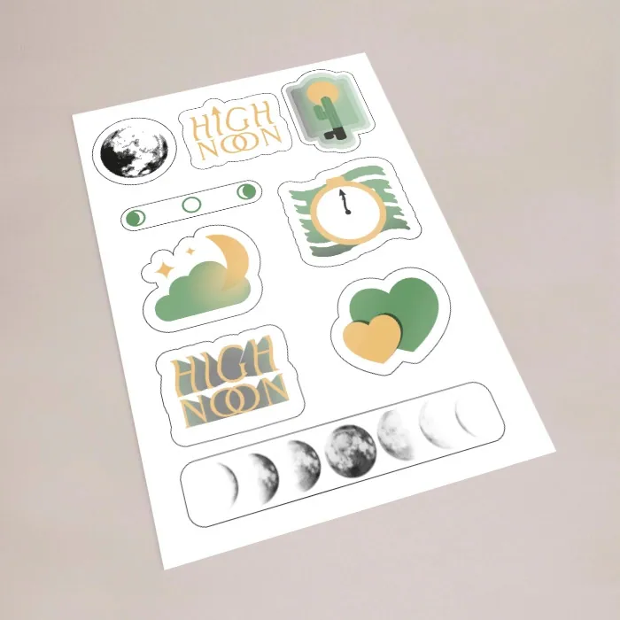 Sticker Sheets & Labels (label printing)
