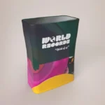 Rectangle Exhibition Counter: Rectangular stretch fabric promotional counter, printed