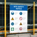 Site Safety Notice Sign