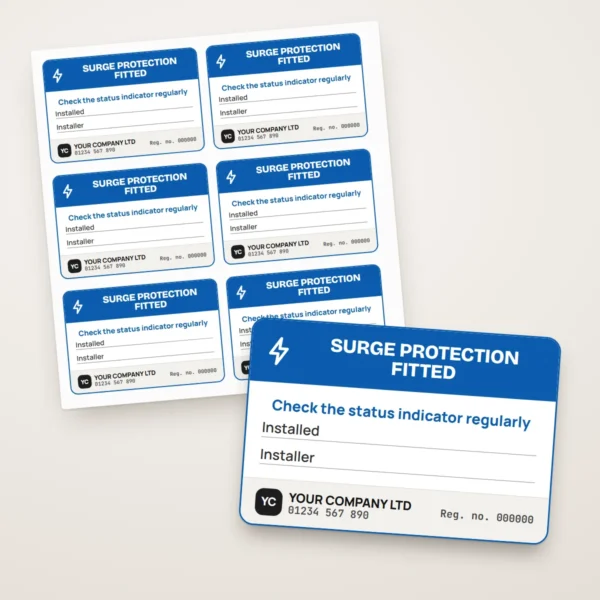 Surge Protection Labels