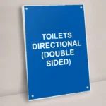 Toilets Directional (Double Sided) Sign