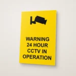 Warning 24 Hour CCTV in Operation Sign
